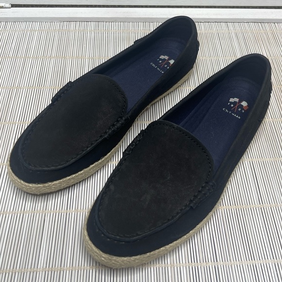 Cole Haan Nantucket Espadrille Loafers Black Size 8.5 - Picture 3 of 10